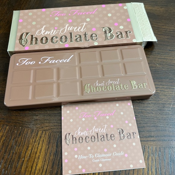Too Faced Other - NEW Too Faced Semi-Sweet Chocolate Bar Eyeshadow 100% cocoa powder scent
